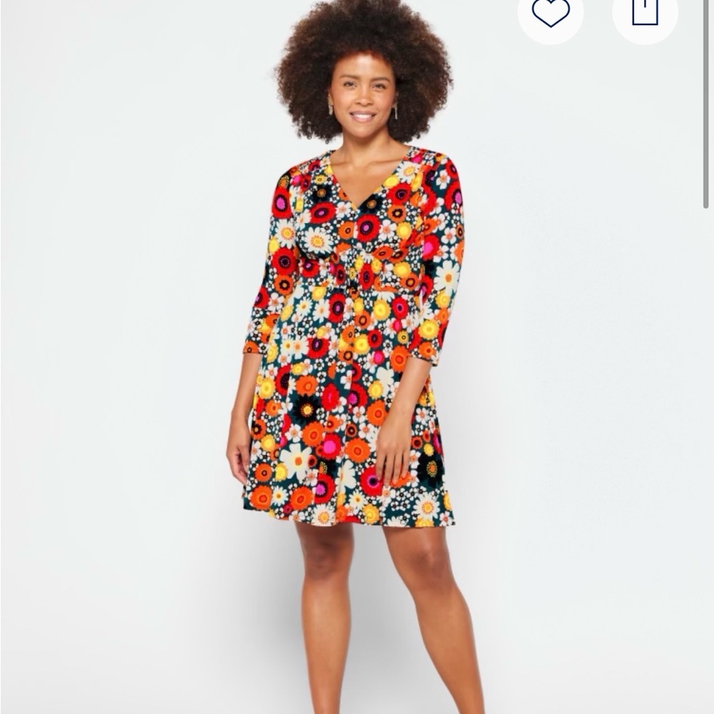 Maggy London Nikola 3/4 sleeve Knit dress